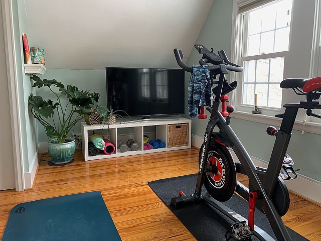 Stationary Bike Small Space Peloton Store Bike Fitting A Little